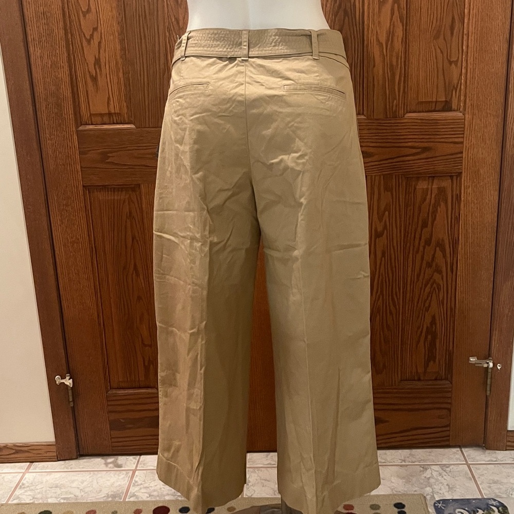 NWT Lauren Ralph Lauren cropped wide leg pant 10 - Picture 3 of 8